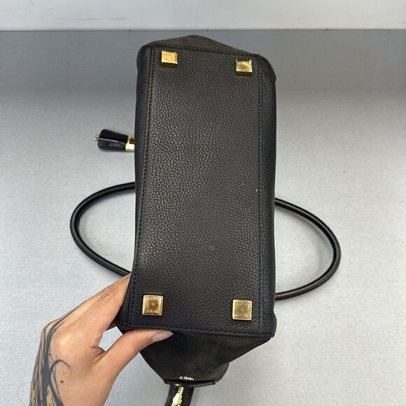 Michael Kors Collection Crocodile Embossed Purse Dark Brown - Picture 4 of 7